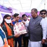 Dr Mohan Yadav  CM Of MP  Vishnu Deo Sai C.M Of CG, Dr  Dharmendra Kumar M.D Of RK HIV AIDS Research & Care Centre Invented Worlds Biggest Free General Medical Camp