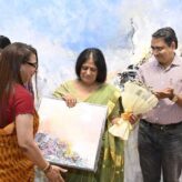 “Where Silence Becomes Form” Solo Show of Paintings By contemporary artist Nidhi Sharma in Jehangir Art Gallery