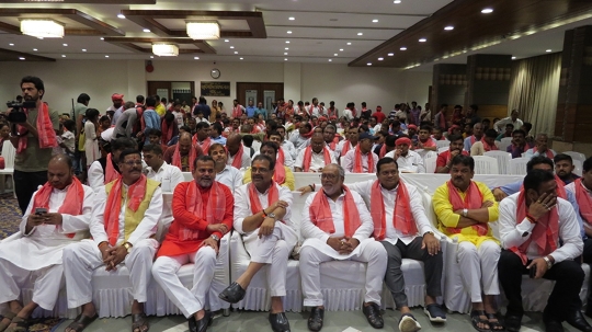 Sanjay Pandey BJP State Secretary Maharashtra The Chief Guest At Kajari Mahosatsav Mumbai