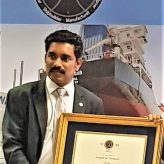 Ajith  P J  MD Aries  Marine  The Youngest Member From The GCC Region Honoured With SNAME Fellowship