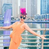 World PEACE Messenger Angel Tetarbe In DUBAI For  Mission World Peace
