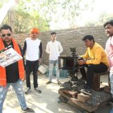 Pramod Premi  Is Shooting For His Bhojpuri Film Prem Rang In Varanasi