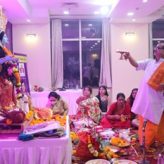 Mrs  Kajal Ghosh Rochwani  Founder of Royal Femme Club  organized Kaali Puja  At Andheri West. Dr  Bharati Lavekar – MLA  Versova Vidhaan Sabha Was Honorable Chief Guest