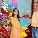 Mr Ronnie Rodrigues Wishes Dr  Bhagyashree On The Grand Opening Of Her Dental Clinic & Implant Center