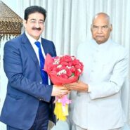 Sandeep Marwah Blessed By Former President Of India