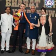From USA, Eminent Scientist His Eminence Prof. Dr. Madhu Krishan  & Her Excellency Amb. Dr. Daljeet Kaur Of AUGP & UNUGP USA, Felicitated Awards To Nation Builders (Bharath Nirmaan Yogdaan Award)  To Commemorate 75th Republic Day Of India