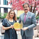 Dr. Sandeep Marwah Honored by Deputy Mayor of Hertsmere for Promoting Indo-UK Relations